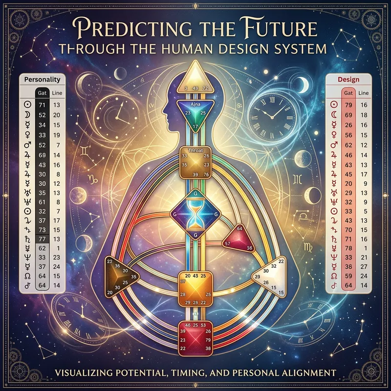 Unlocking Future Insights with Human Design System | Bodygraph Art