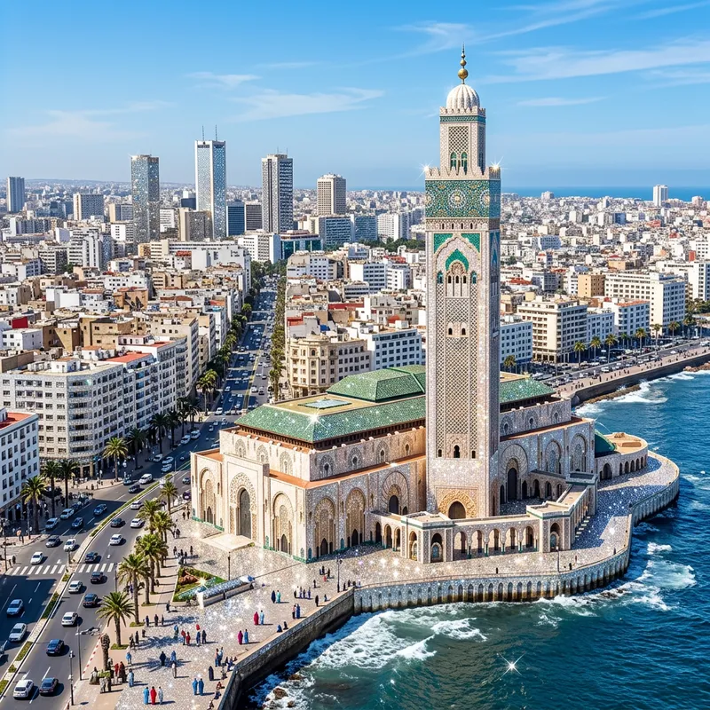 Glamorous Casablanca: City Encrusted with Strass Stones