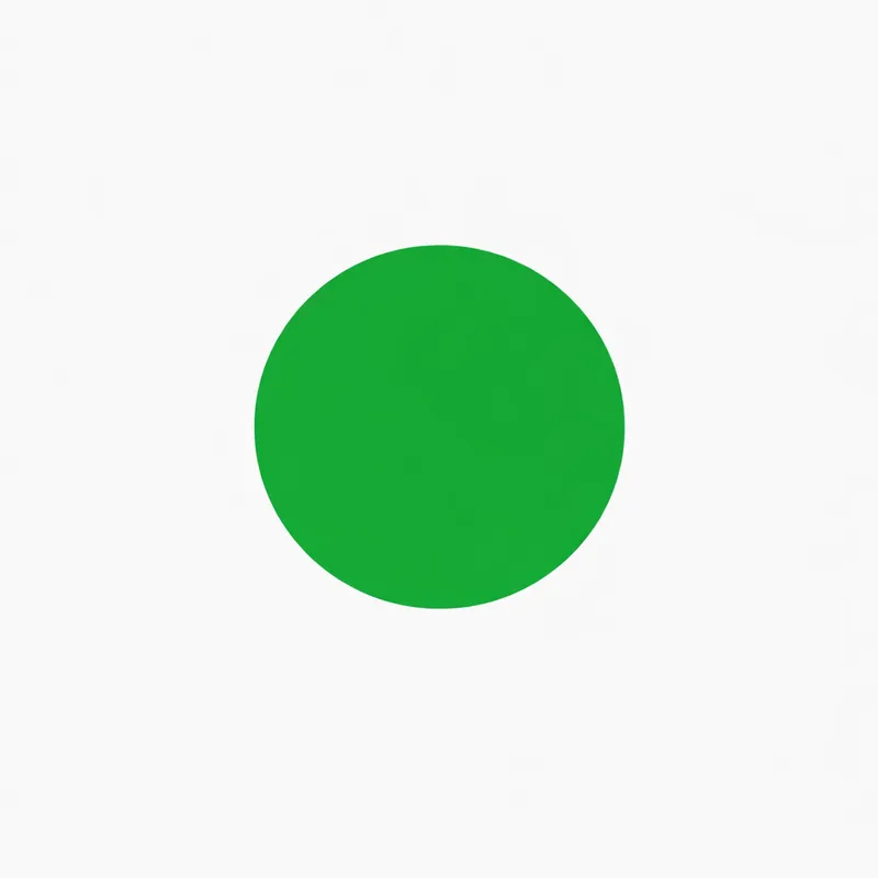 Minimalist Green Online Icon for Modern Design