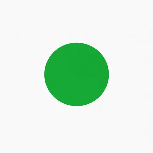 Minimalist Green Online Icon for Modern Design
