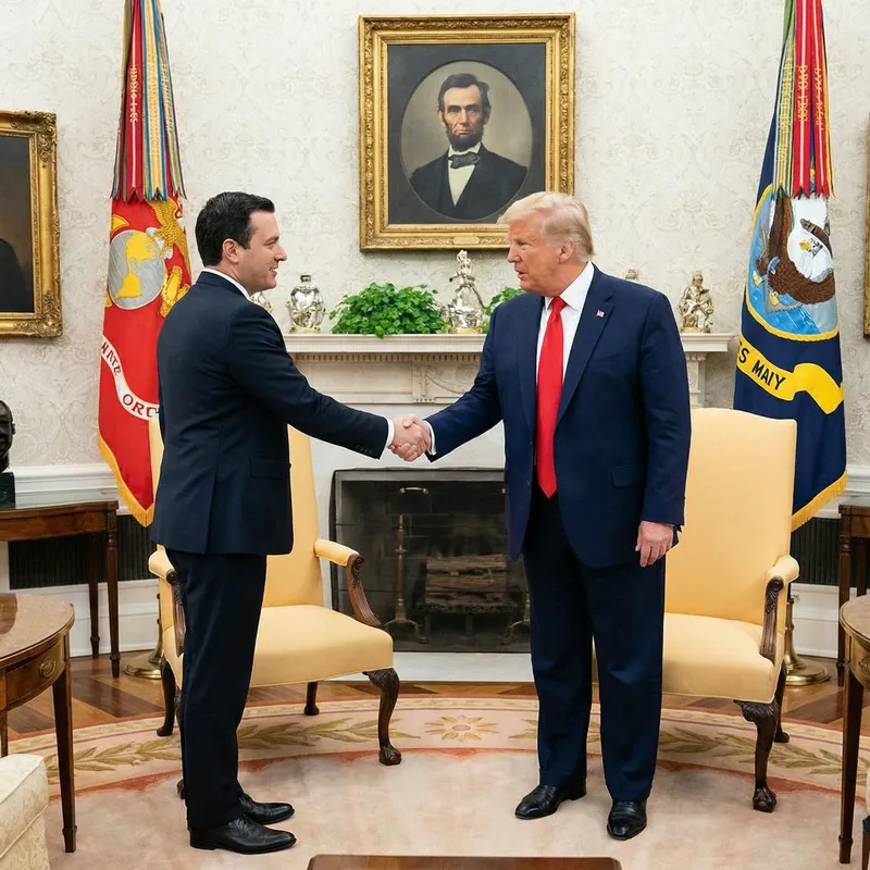 Photo with Donald Trump in the Oval Office