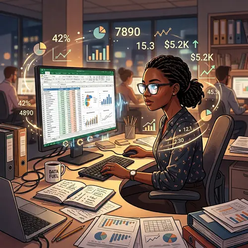 Black Female Data Analyst GIF | Data Analyst at Work