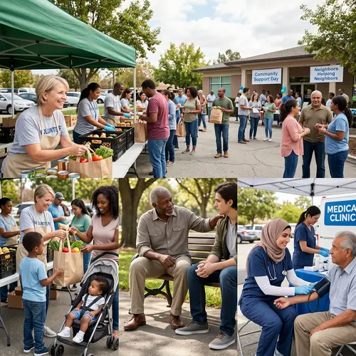 Community Acts of Compassion - Volunteering, Comforting, and Healing