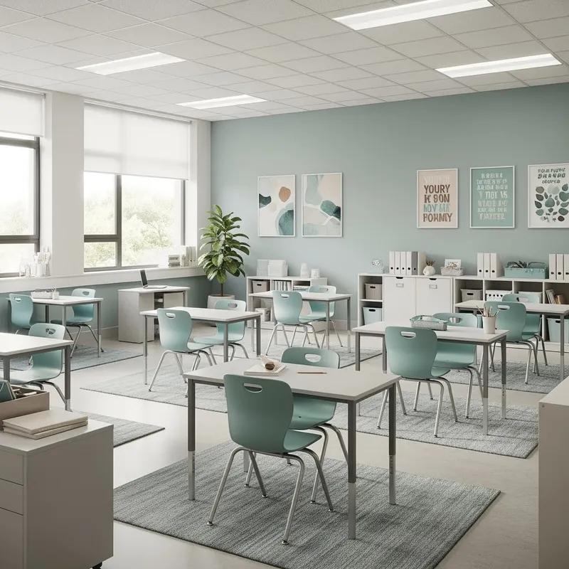 Relaxing Classroom Design Ideas