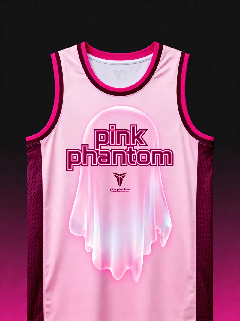 Pink Phantom Basketball Jersey for Fans