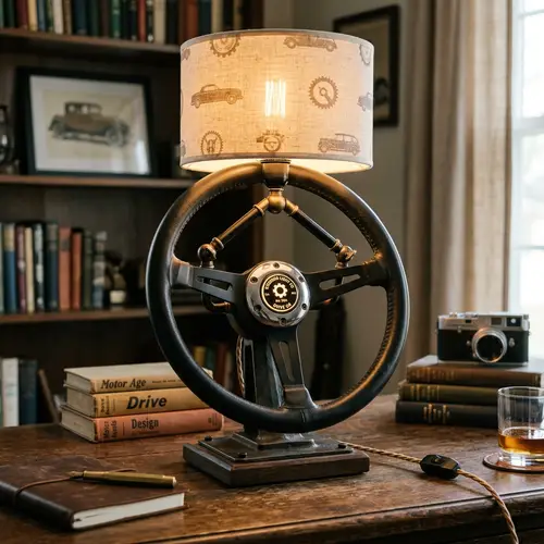 Steering Wheel Lamp | Unique Car Decor