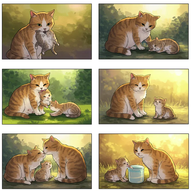 Heartwarming Cat Story: Love for Her Baby