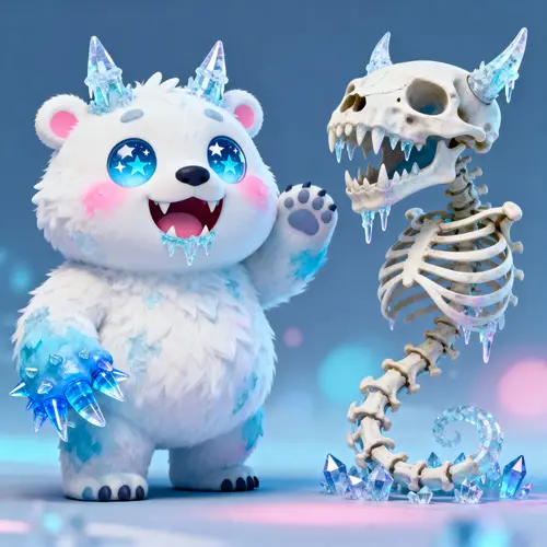 Unique Cartoon Monster Characters for Game Assets