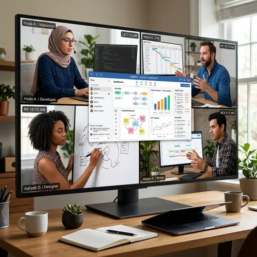 Effective Remote Team Collaboration in Virtual Workspace