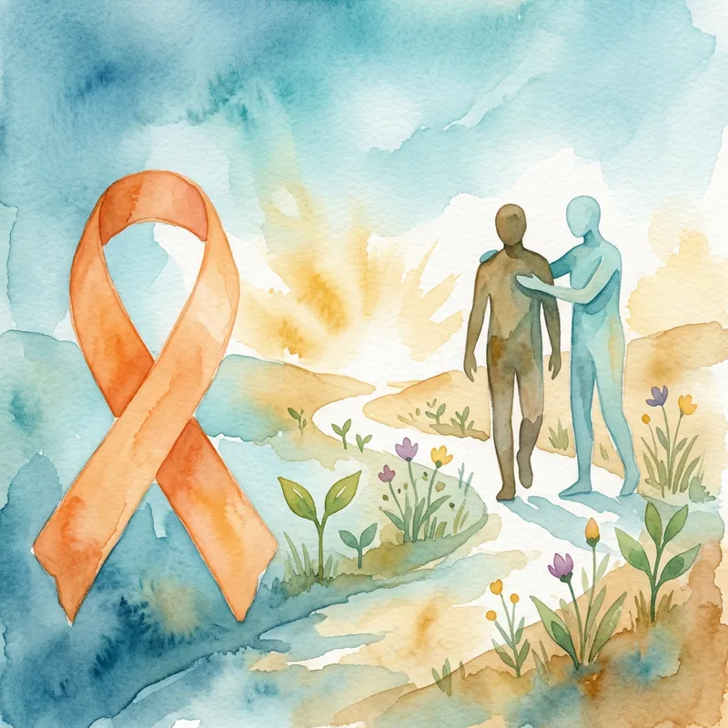 Watercolor Representation of Substance Abuse Counseling