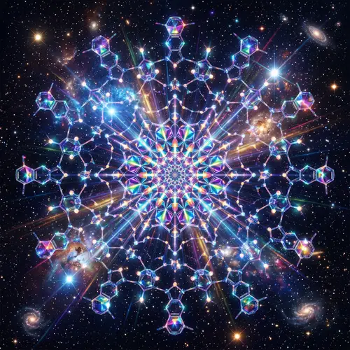 Kaleidoscopic DMT Molecules in Outer Space