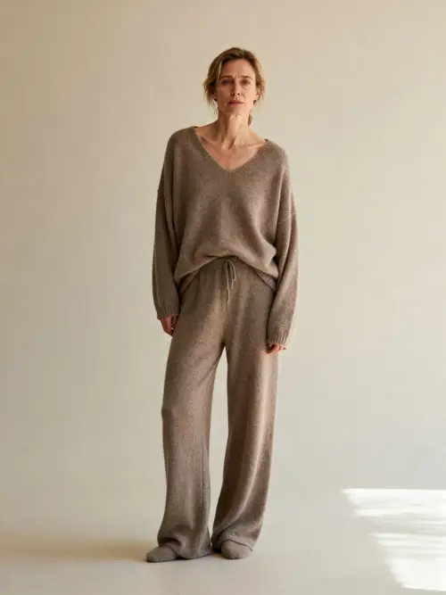 Before and After: Cozy Loungewear Look