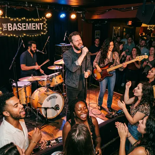 Diverse Band Performs Cover Song on Intimate Stage
