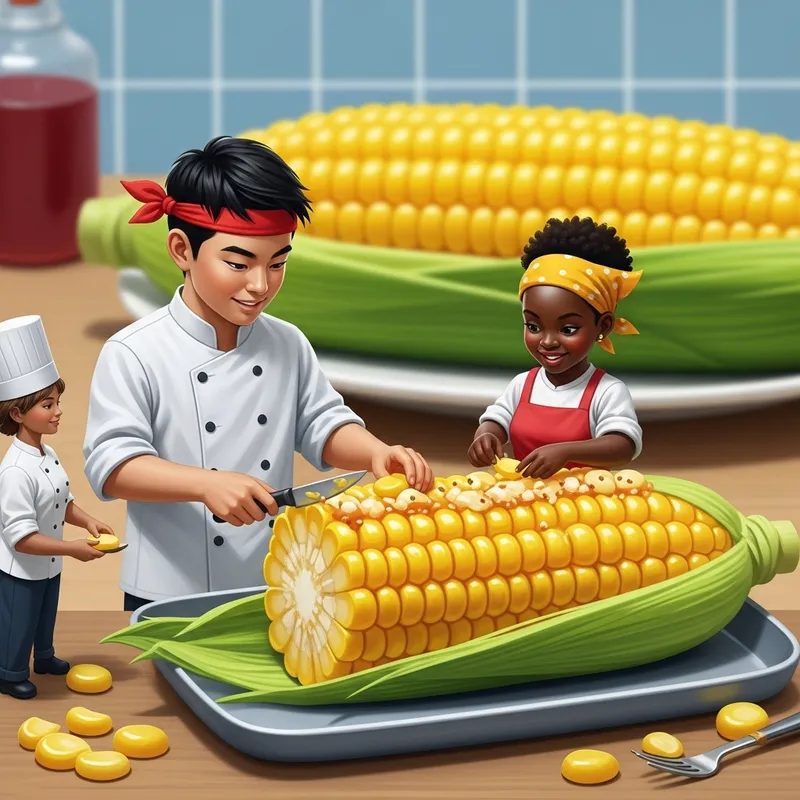 Whimsical Chefs Create Sweet Corn Delight