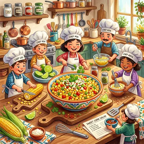 Whimsical Chefs Create Sweet Corn Delight