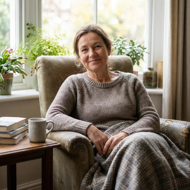 Nurturing Motherhood: A Radiant Portrait