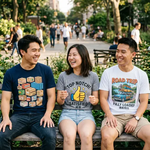 Chinese Descendents in Unique T-shirt Designs | Diverse Apparel