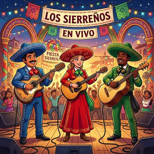 Cartoon Sierreño Music Group | Traditional Outfits