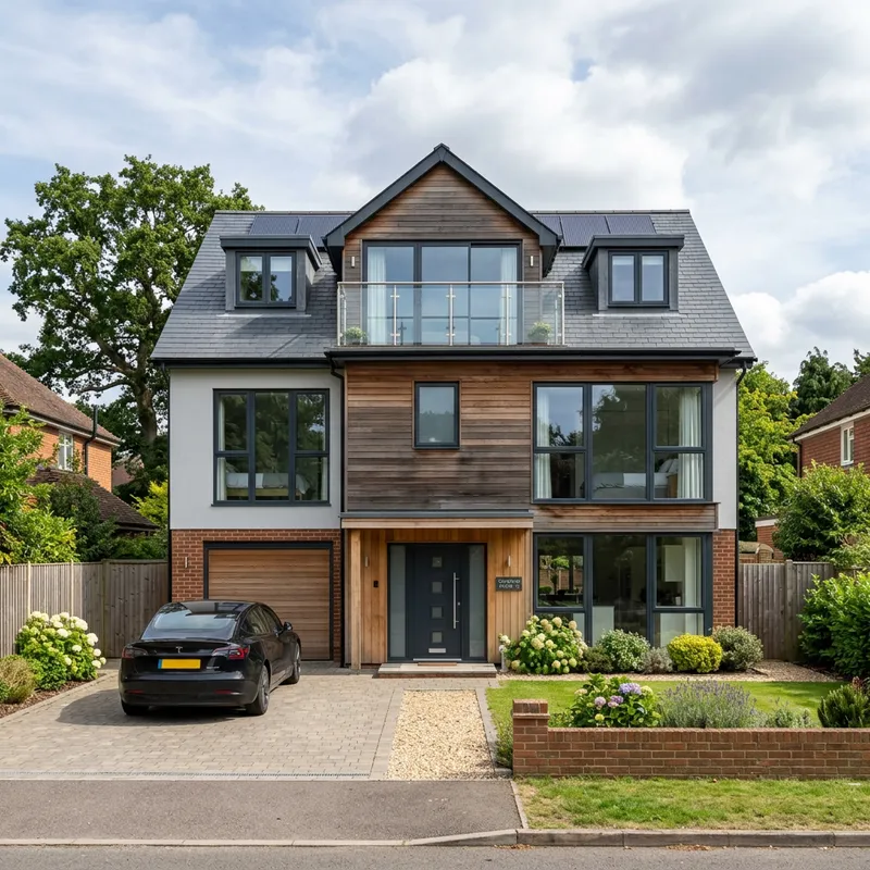 Modern 3-Story House Design in the UK