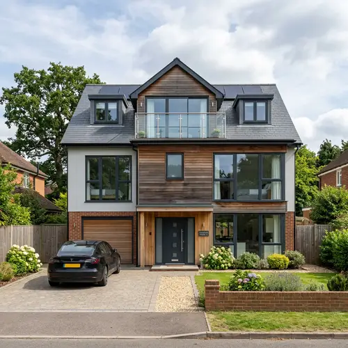 Modern 3-Story House Design in the UK