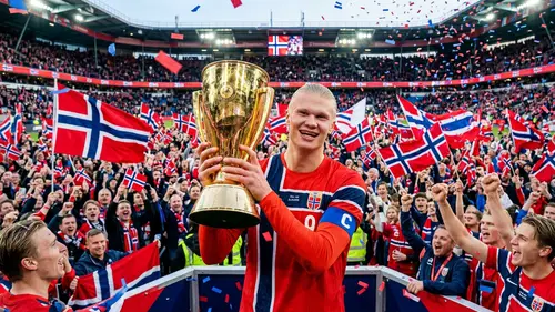 Celebrating Victory: Norway Football Championship Win