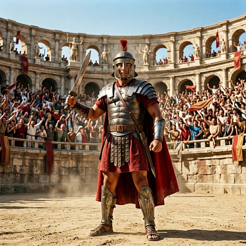 Me as a Gladiator in the Arena