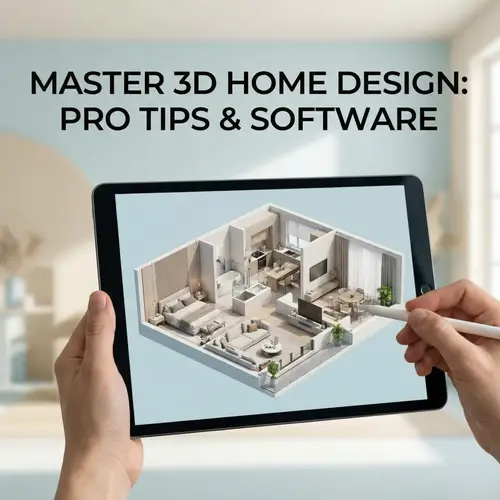 Professional 3D House Model Thumbnail for Video