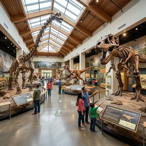 Engaging 3D-Tour: Natural History Museum with Dinosaurs
