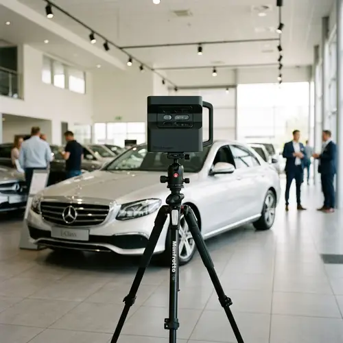 3D Matterport Pro 3 Camera Captures Car in Dealership