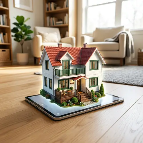 3D Virtual Tour of Duplex House | Tablet Projection