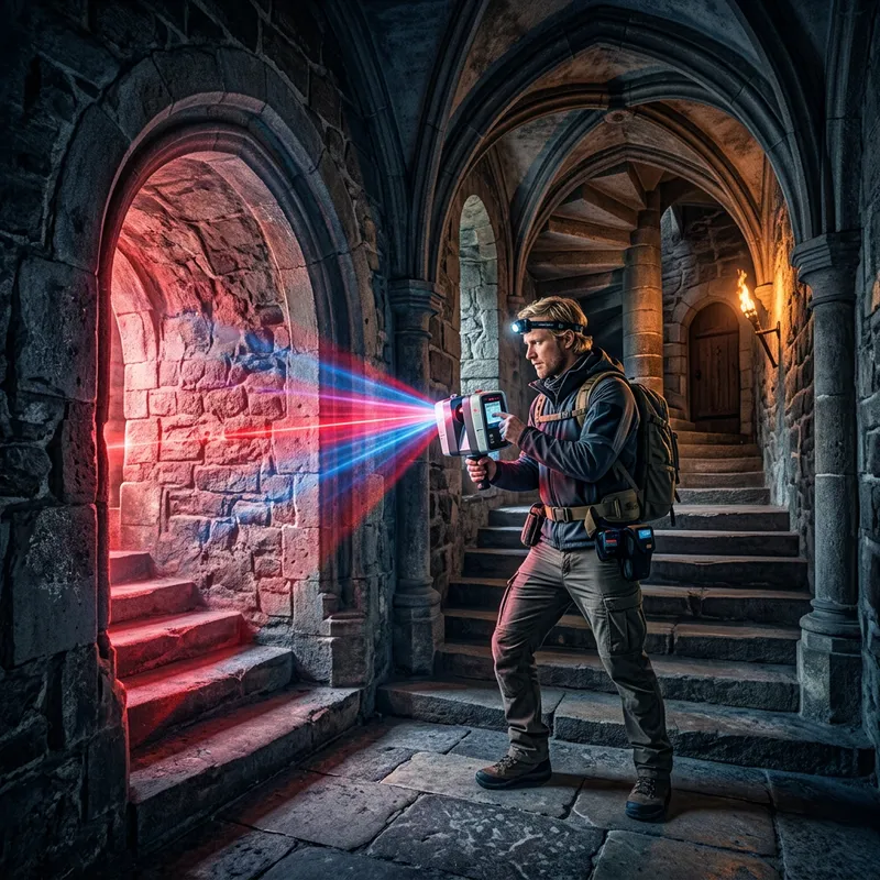 Blonde Man Laser Scanner: Medieval Castle Digital Adventure Blonde Man Laser Scanner: Medieval Castle Digital Adventure