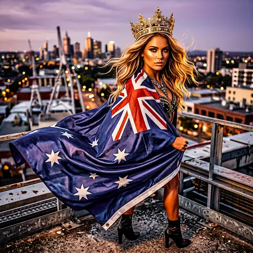 Fierce Young Model Profile Picture | Graphic Art