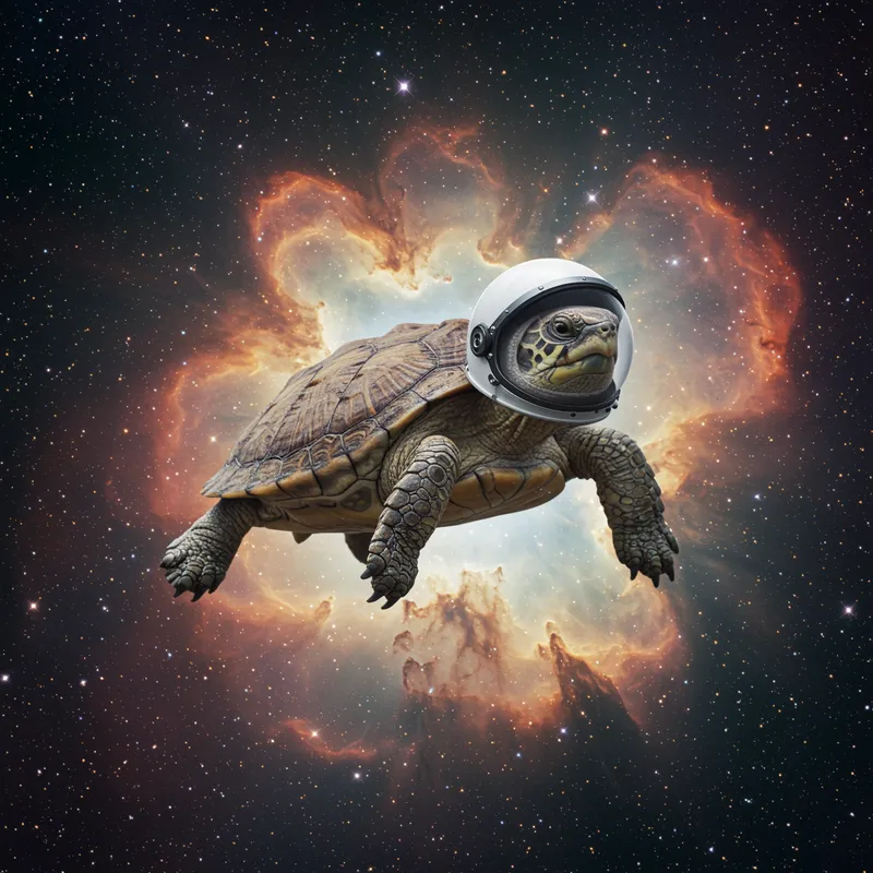 Space Explorer Turtle: A Cosmic Adventure
