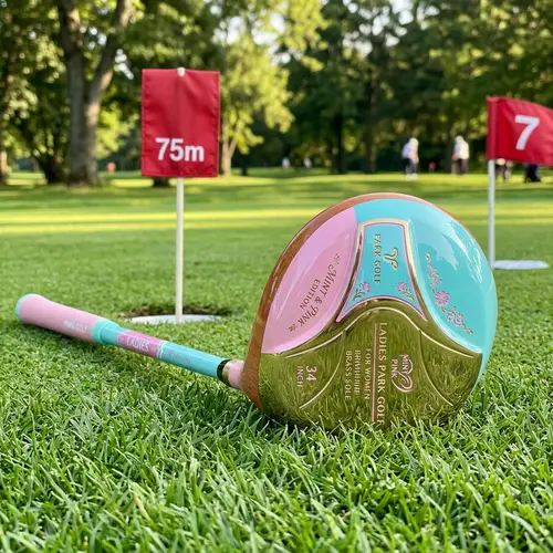 Stylish Women's Park Golf Club - Pink & Mint Blue