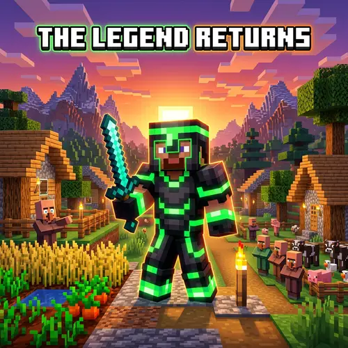 Minecraft Legend Returns: Epic Character Poster