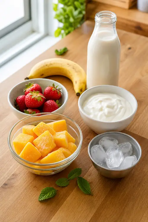 Bright Modern Kitchen Smoothie Setup