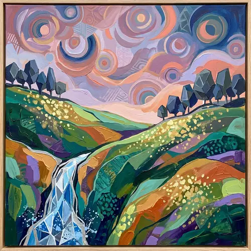 Captivating Abstract Nature: Vibrant Colors and Unique Textures