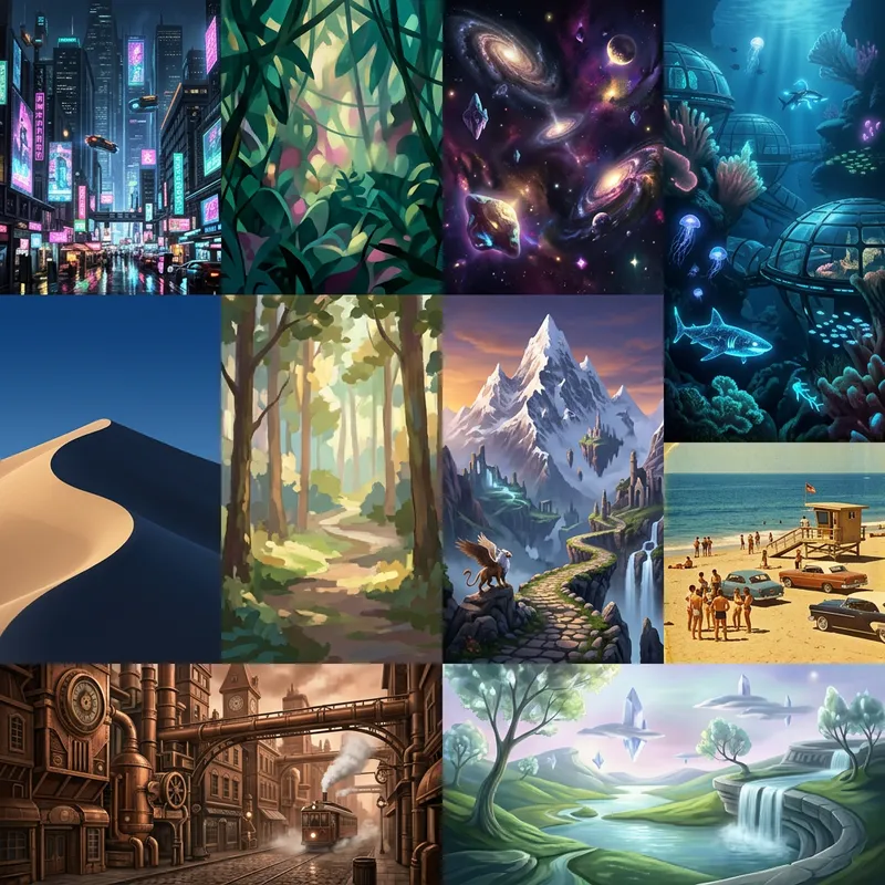 Surreal Space - Twisted Galaxies & Celestial Bodies Surreal Space - Twisted Galaxies & Celestial Bodies