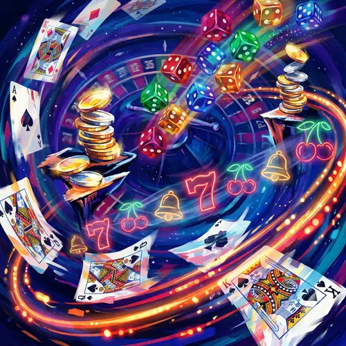 Abstract Gambling Experience Art | Creative Interpretation