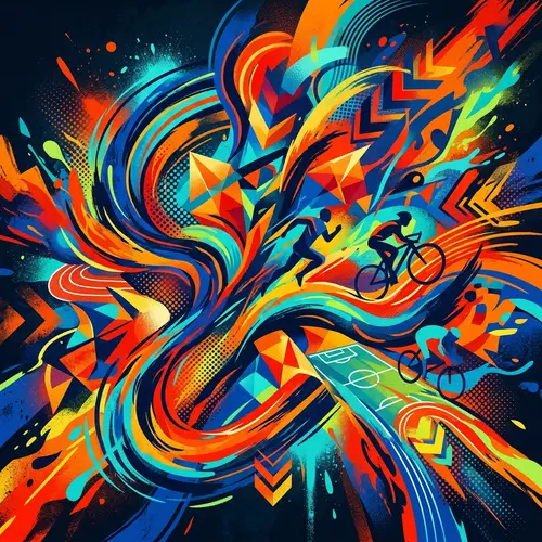 Vibrant and Dynamic Abstract Design | Engaging Visual Experience