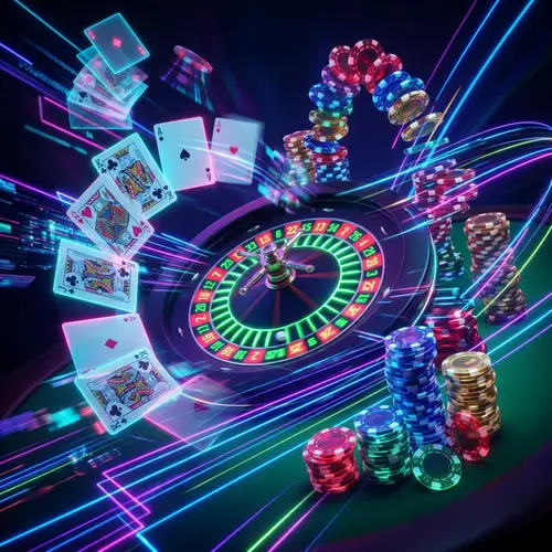 Online Casino Abstract Art: Digital Universe of Gambling