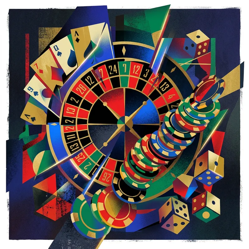 Abstract Betting & Gambling Art | UFABET1688