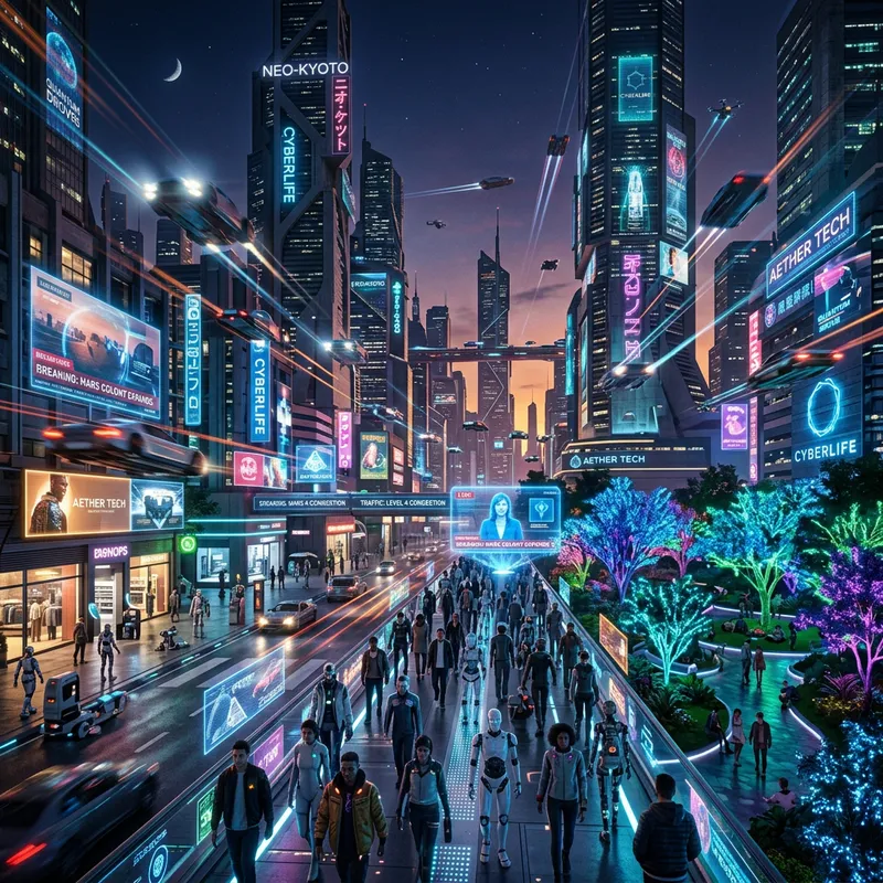 Futuristic World: Skyscrapers & Flying Cars | AMATA1688