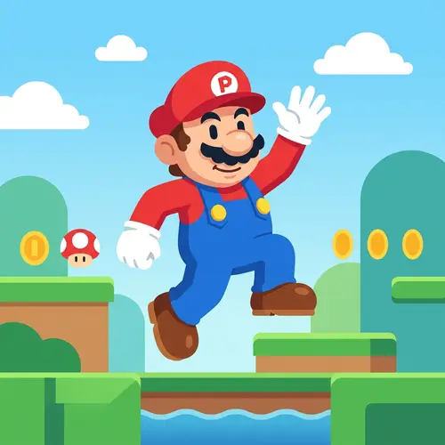 Modern Minimalist Video Game Character Design