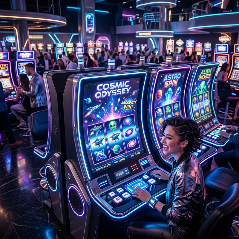 Futuristic Slot Machines: LED Displays & Advanced Designs