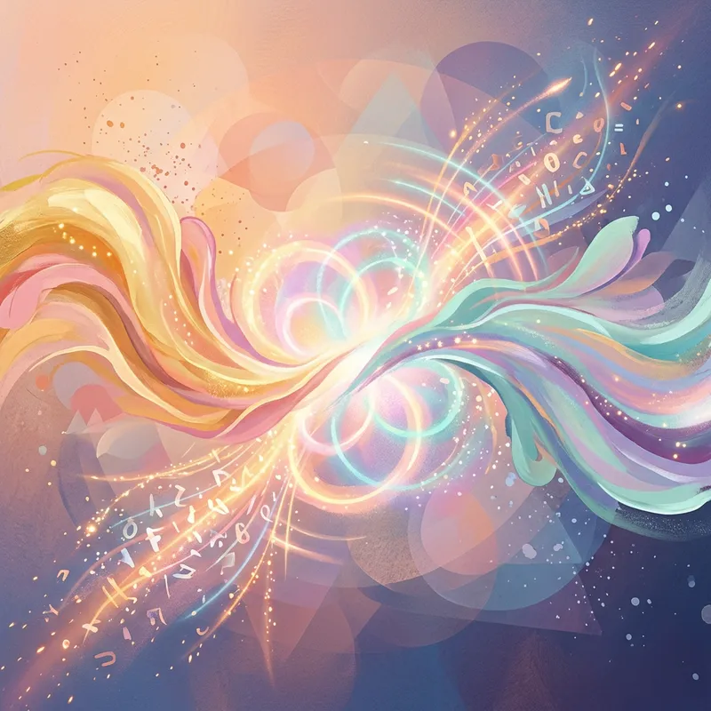 Hello in Abstract Art | Unique Greetings Representation