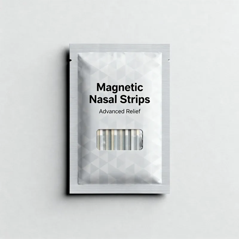 Minimalist Magnetic Nasal Strips Mockup Minimalist Magnetic Nasal Strips Mockup