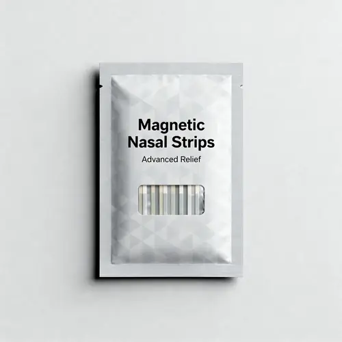 Minimalist Magnetic Nasal Strips Mockup