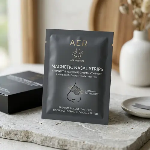 Minimalist Magnetic Nasal Strips Mockup