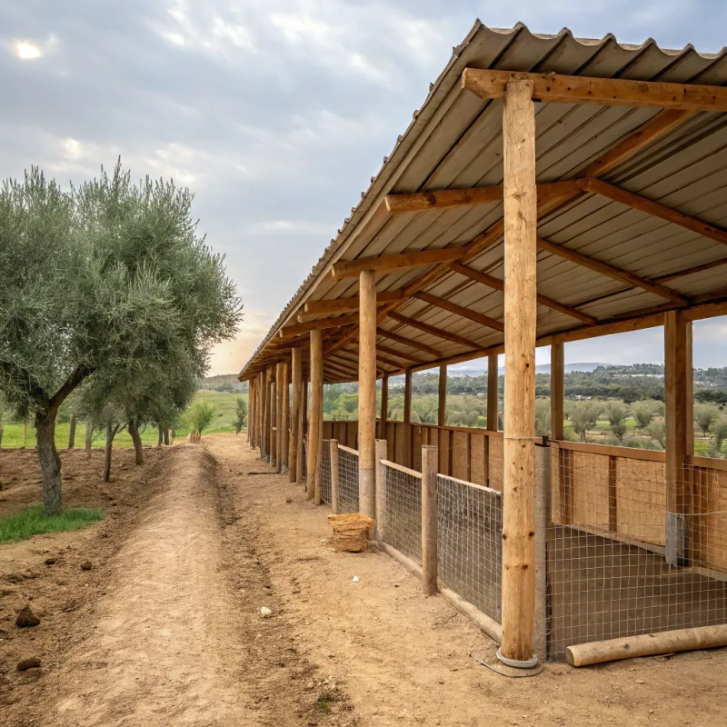 Rustic Farm Animal Shed Design Ideas